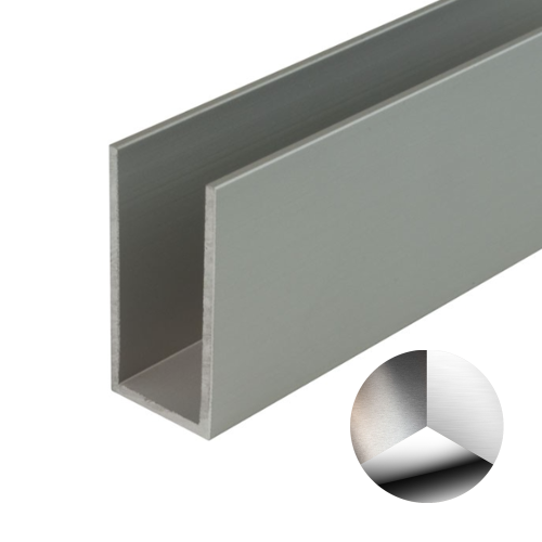 Aluminium U-profiel 40x20x40x2