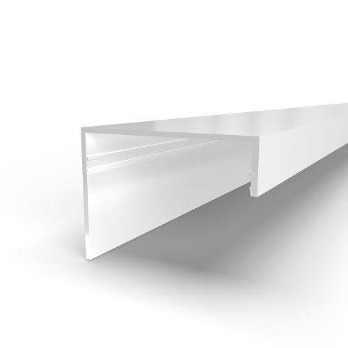 EMS - Afdekkap zijkant Wit gelijkend RAL 9010