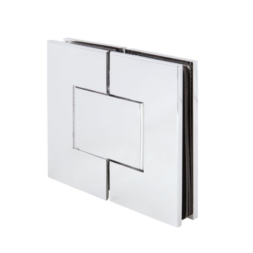 Bilbao Premium HD glas/glas 180° scharnier - Chroom