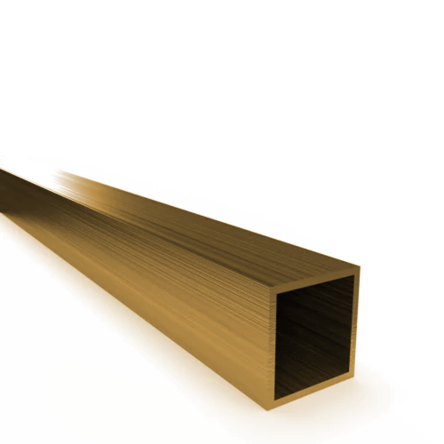 Stabilisatiestang vierkant losse stang - 1000 mm - Goud