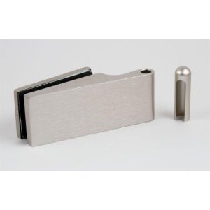 13160-PS glas/wand 90° enkelwerkend scharnier - Aluminium Geanodiseerd 