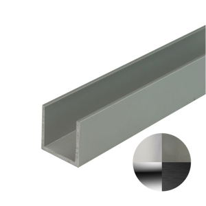 Aluminium U-profiel 20x20x20x2