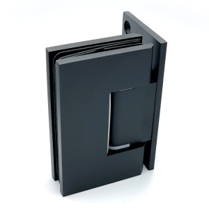 Porto Select glas/wand 90° enkelzijdig scharnier - Zwart